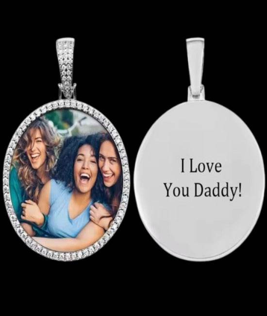 Dawn Crown-Custom Engraved Pendant - Pendaura