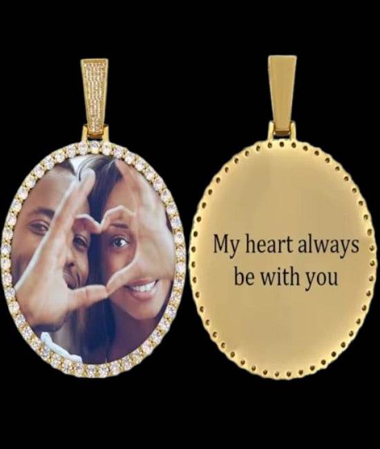 Dawn Crown-Custom Engraved Pendant - Pendaura